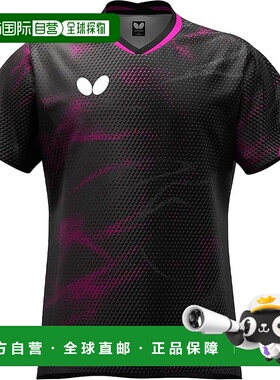 【日本直邮】蝴蝶 Elister 12 乒乓球运动短袖 47120 黑色