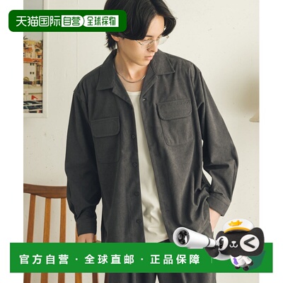 日本直邮SENSE OF PLACE 男装 灯芯绒开领衬衫 AA【付后1h可退】