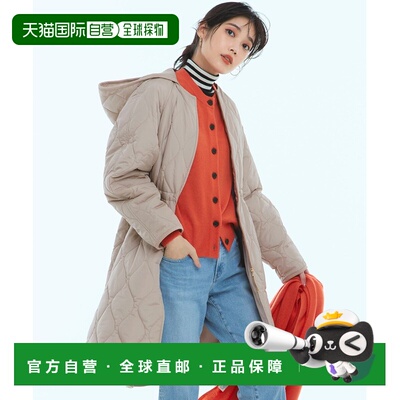 1h可退 日本直邮23区 女士秋冬中棉防风长款外套 CMWOCW0411