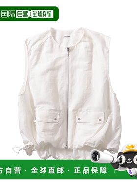 1h可退 日本直邮DRESSLAVE女装麻混立体泡泡袖less设计轻薄外套 9