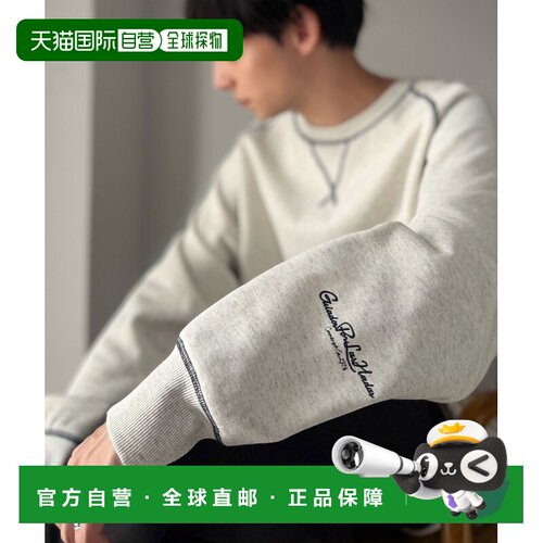 日本直邮Java 男女同款 配色刺绣里起毛加厚长袖【付后1h可退】