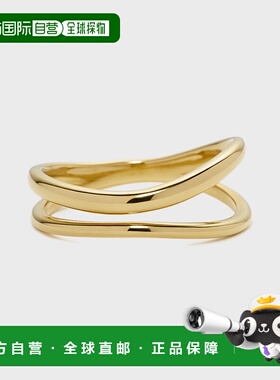 日本直邮NOJESS 女士双线金色戒指 30251111019