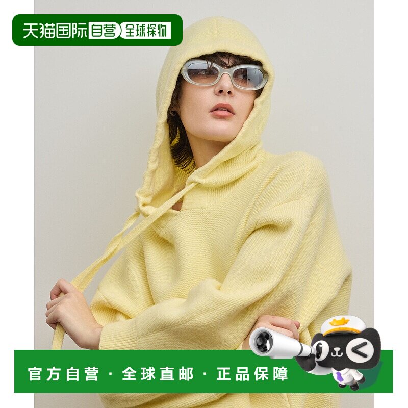 1h可退 日本直邮Diagram女装宽松袖针织连帽衫 半高领设计 032614