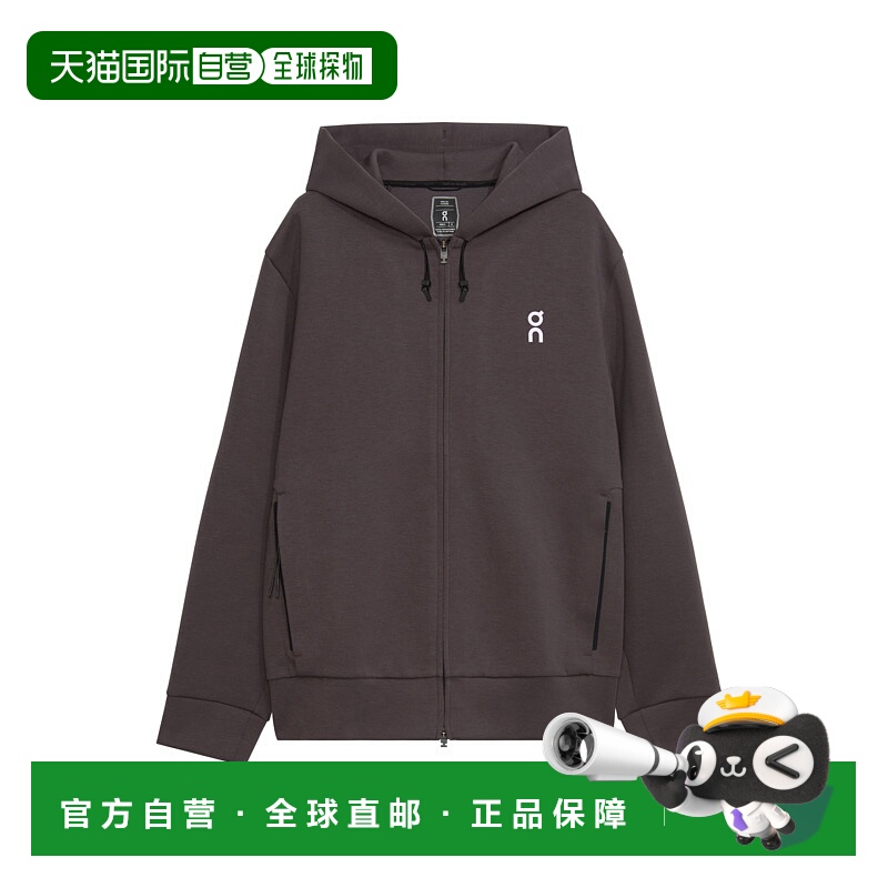 日本直邮On Focus Tech Zip Hoodie 男士功能性连帽卫衣昂跑