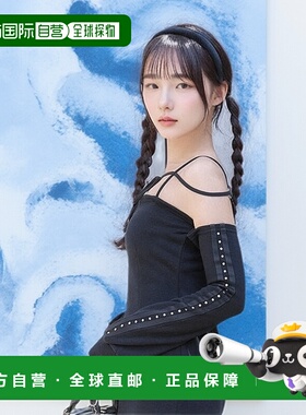 日本直邮日潮 michellmacaron水晶切割连衣裙SDS0002新款包臀裙