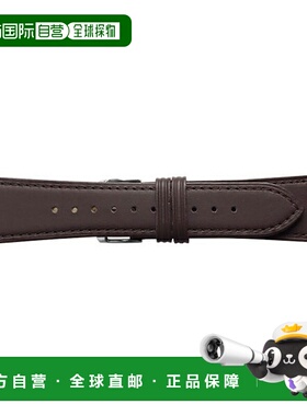 日本直邮Bambi EcoPurela 深棕色皮革表带（适用于 Apple Watch（