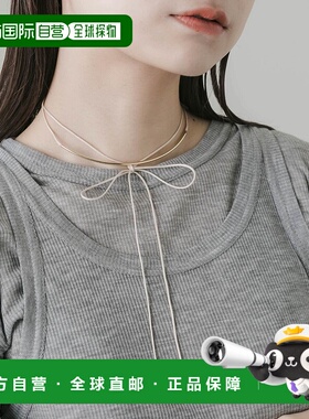 1h可退 日本直邮SMELLY 女士金属混搭锁骨链 25SS新款 SMA42PC057