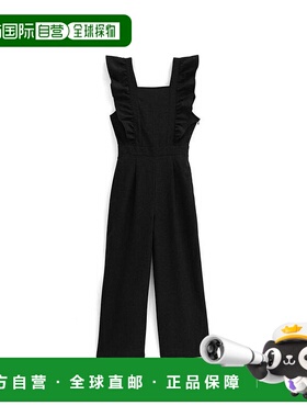 日本直邮日潮 GRL 背带蝴蝶结肩部荷叶边连体裤 dk1188背带裤内搭