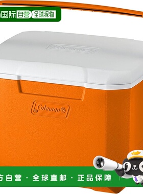 【日本直邮】Coleman保冷箱16QT 橙色 约14L科勒曼处理尺寸保温箱