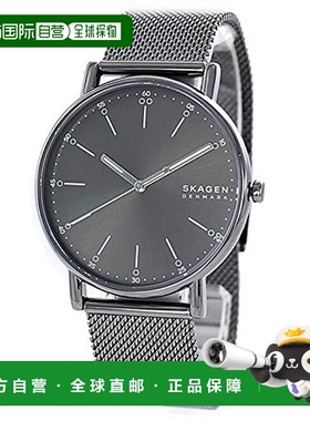 【日本直邮】Skagen诗格恩男士时尚腕表银色闪耀舒适潮流SKW6577