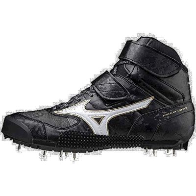 【日本直邮】Mizuno美津浓field GEO标枪投掷用钉鞋 右黑x白x金25