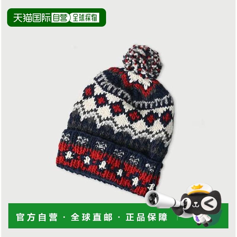 日本直邮45R CHAMULA 双层袖口针织帽（费尔岛花纹）,箱包皮具/热销女包/男包,托特包,淘宝优惠券,粉丝福利购,淘宝优惠卷