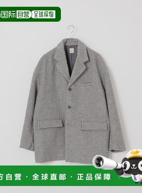 1h可退 日本直邮Deux Allures 男女同款 舒适宽松 梳织纹理夹克外