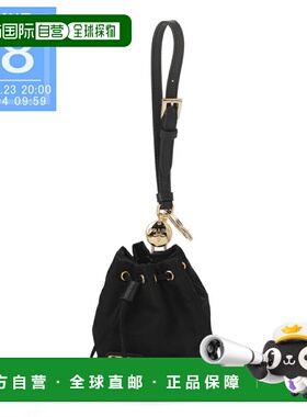 日本直邮Prada 迷你包饰收纳袋 黑色 女士 1tt202 2dmk f0632