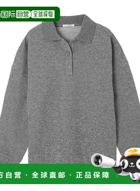 日本直邮THE ROW 女士健身 CORZAS TOP 长袖 Polo 衫灰色5748 k99