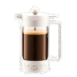 【日本直邮】波顿BEAN法压壶咖啡机1000ml11376-913米白色