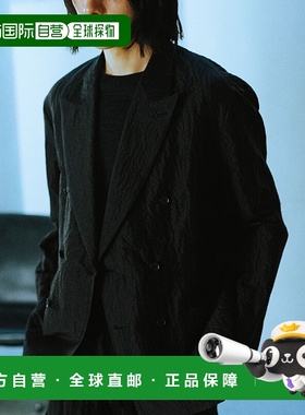 1h可退 日本直邮LIDNM 男士轻质亚麻丝光西装外套 lm24aw03634