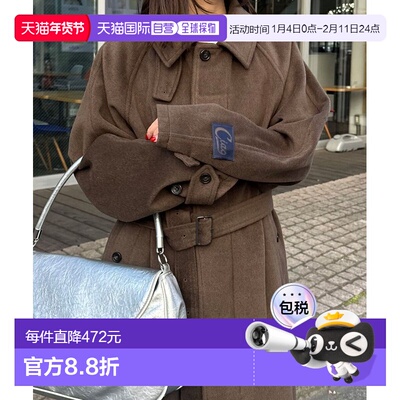 1h可退 日本直邮CIAOPANIC 男女同款 羊毛混纺宽松长款战壕风衣