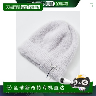蝴蝶结胸针针织帽 日本直邮Firsthand