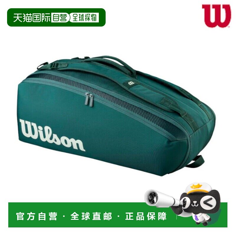 日本直邮Wilson BLADE V10 网球拍包 9PK WR8056301001 绿色 2026图片