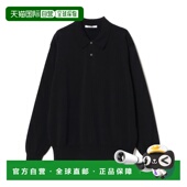衫 1h可退 231200 型纯棉针织长袖 Polo 日本直邮SLOANE男装 宽松版