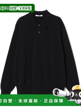 1h可退 日本直邮SLOANE男装宽松版型纯棉针织长袖 Polo 衫 231200