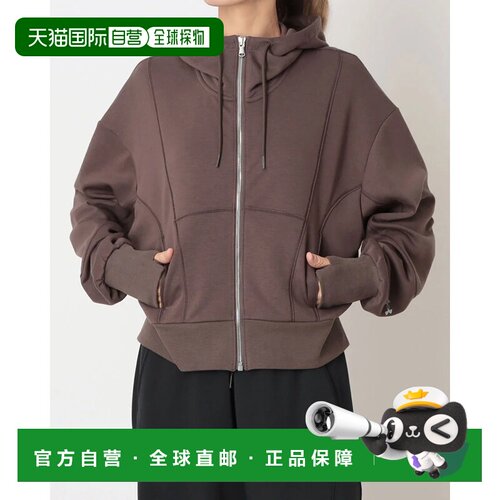 日本直邮UNDER ARMOUR 女士针织夹克 UA高性能轻量运动衫拉链连帽
