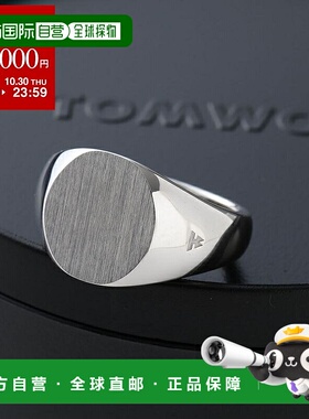 日本直邮TOMWOOD Kim 戒指缎面 101510 女士 925 银戒指配饰