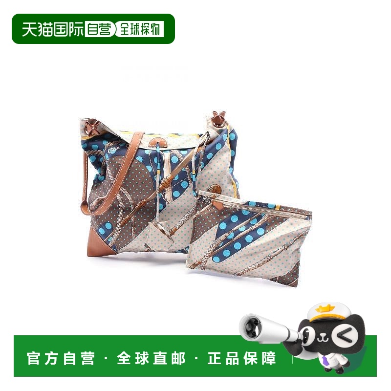 1h可退 日本直邮中古Hermes爱马仕女包A级95新Silky City PM丝绸