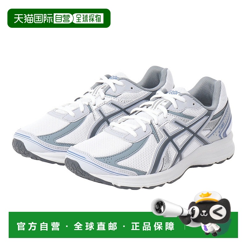 日潮跑腿ASICS亚瑟士 (男款、女款） 运动鞋 JOG 100S 白色 x 灰2