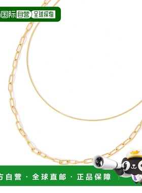 1h可退 日本直邮studio CLIP 女士 不锈钢双链项链 简约设计 金属