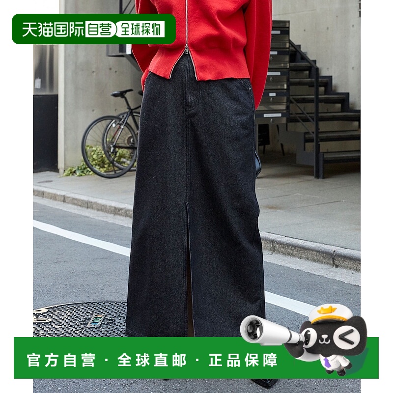 1h可退 日本直邮MONO-MART 女装 高腰I型牛仔长裙 速干洗护 三色