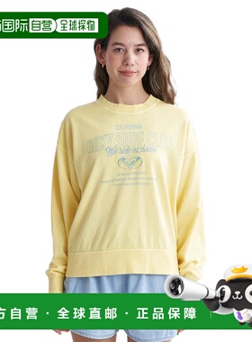 日本直邮ROXY SURF CLUB 女士长袖T恤 24SPRLT241068YEL 黄色