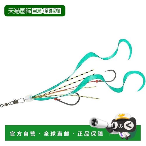 【日本直邮】达亿瓦 红牙 遊动天牙SS 替钩 虾RABA 双卷 绿色