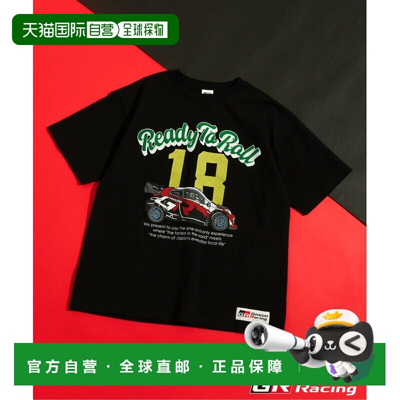 日本直邮BREEZE 男装 丰田GR雅力士Rally1主题纯棉T恤 J307216
