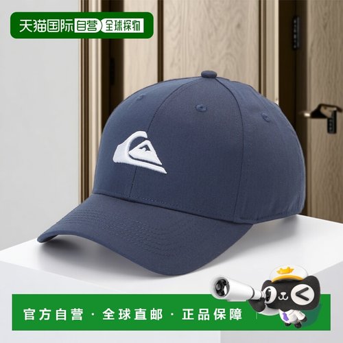 1h可退 日本直邮Quiksilver男女同款DECADES系列刺绣棒球帽 半弯