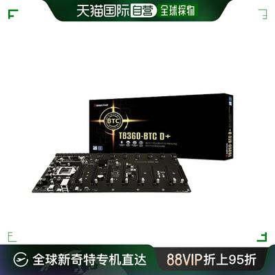 Biostar映泰 B360芯片组PCIe8slot搭载mining用主板