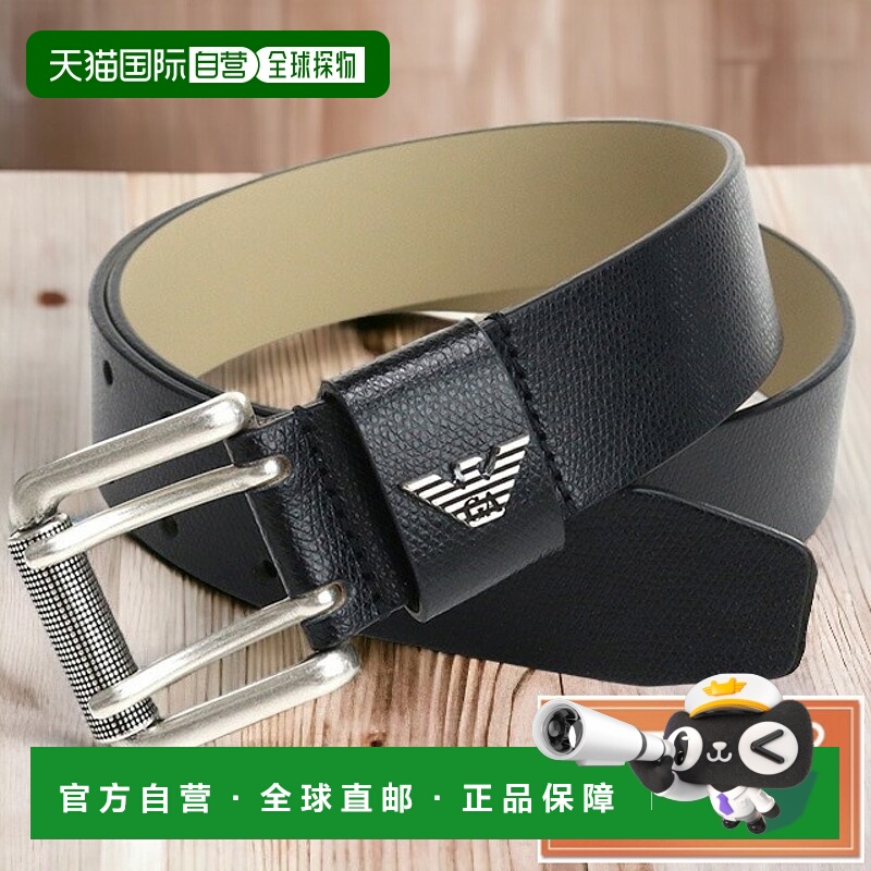 日本直邮EMPORIO ARMANI 皮革 意大利 Y4S079 BLACK 配件 可用型