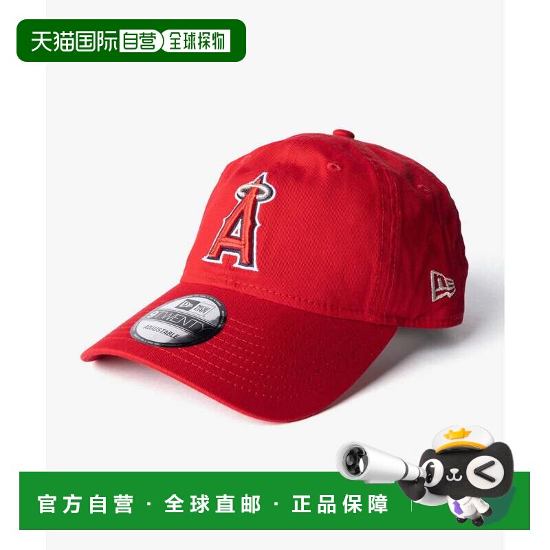 日本直邮New Era 棒球帽 洛杉矶天使队红色帽子图片