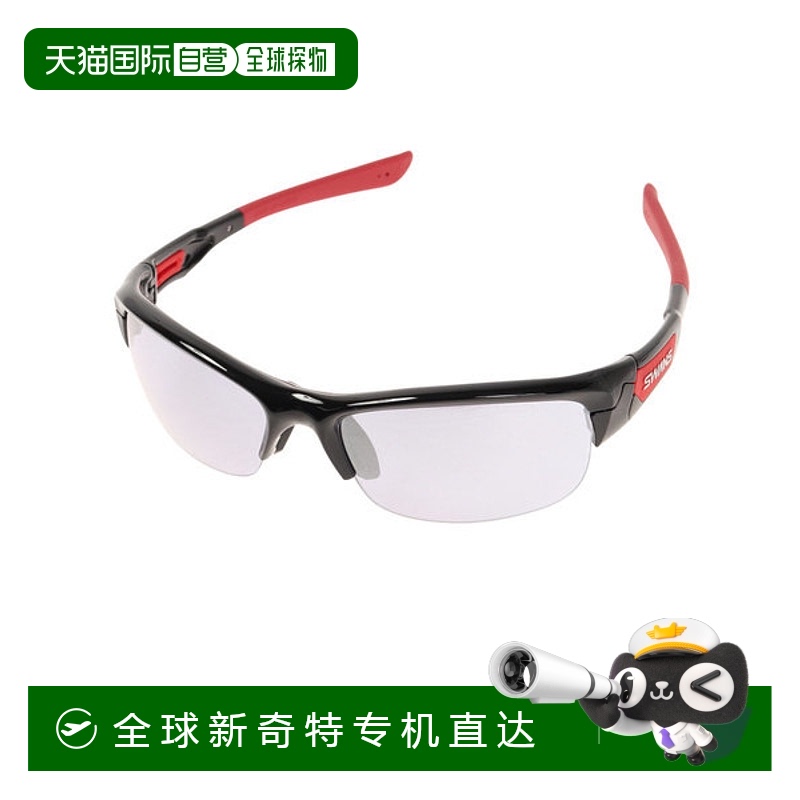 日潮跑腿SWANS（男式、女式）骑行眼镜 SPRINGBOK ULTRA for G 黑
