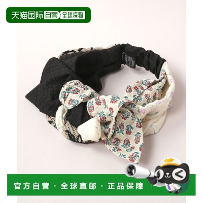 1h可退 日本直邮CA4LA 女士 多色拼接 宽发带 设计感造型发饰 SHK