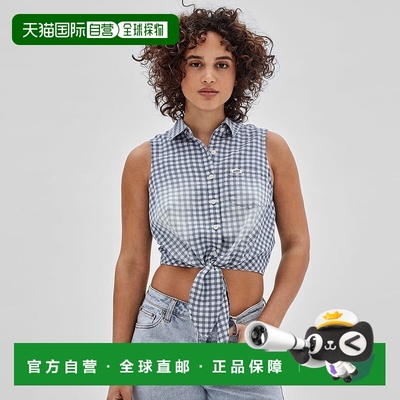 日本直邮Guess Originals Gingham Tie-Front女式衬衫 [GU1432EW2
