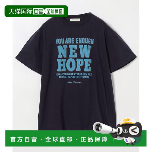 日本直邮FREAK'S STORE 女士 纯棉HOPE标语T恤 1121248901664
