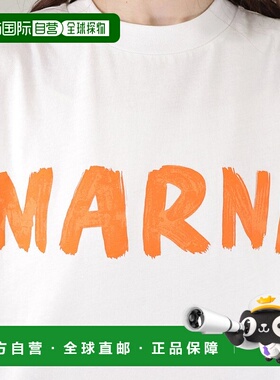 日本直邮 MARNI 女式徽标 T 恤 THJET49EPH USCS11