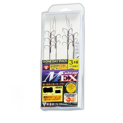 日本直邮Gamakatsu One Day P G-HARD V2 M System EX 3 锚针 6.5