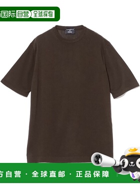 1h可退 日本直邮MORGANO 男士纯棉圆领针织T恤 21040238872上衣