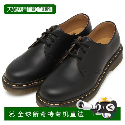 日本直邮Dr. Martens 乐福鞋牛津鞋 3 孔 Gibson 鞋黑色男士女士