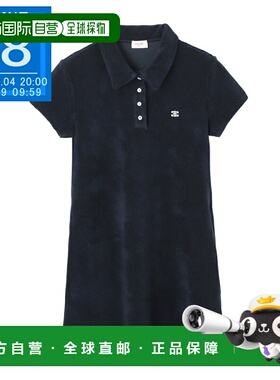 日本直邮Celine 迷你长袍 Polo 连衣裙 蓝色 女士 rr0e5 0a80 07y