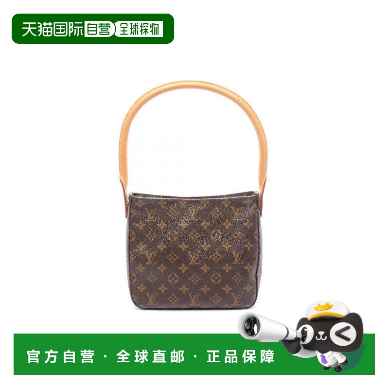 日本直邮中古LV路易威登女包A级95新Looping MM名媛包 MM单肩包