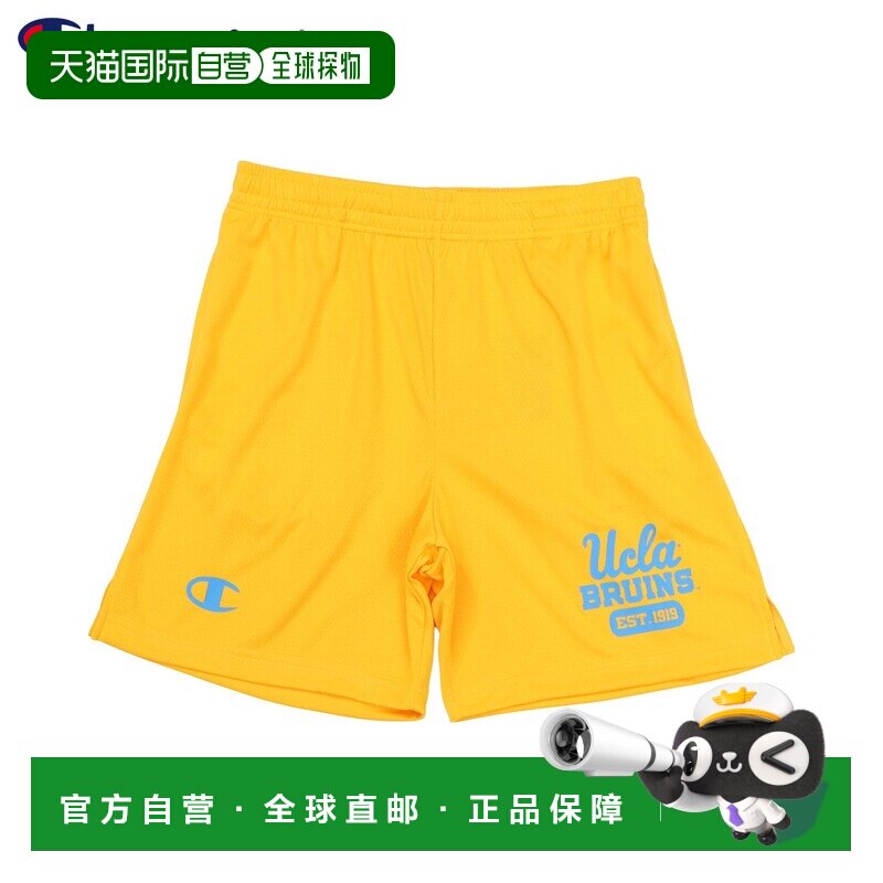 日本直邮Champion C3-CB566 男女款篮球短裤 弹力吸汗速干 黑色//图片